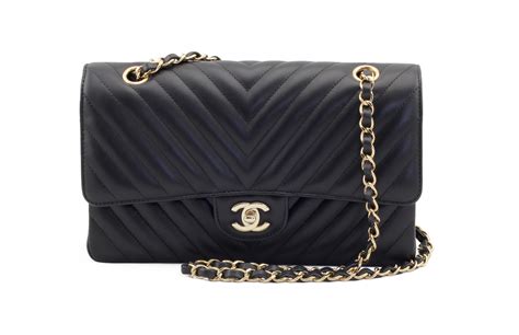 chanel chevron medium flap